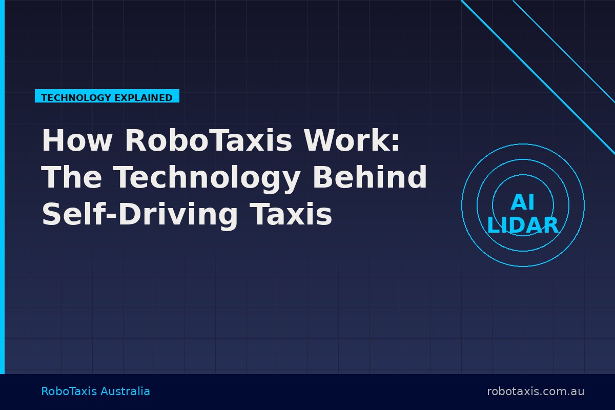 How RoboTaxis Work: The Technology Behind Self-Driving Taxis